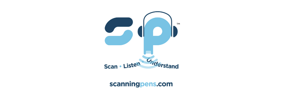 Scanning Pens logo which says scan, listen and understand.