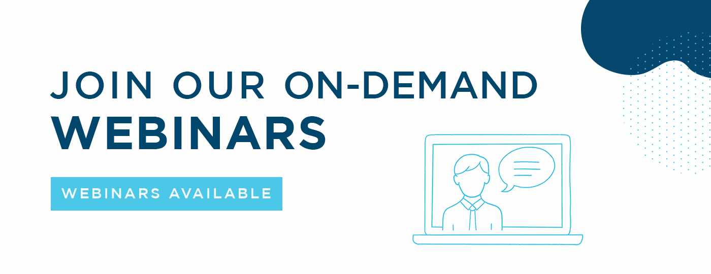 On-Demand Webinars Available